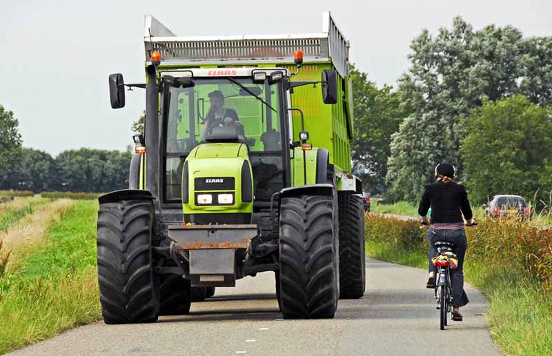 Onderzoek landbouwverkeer en fietsers in Flevoland