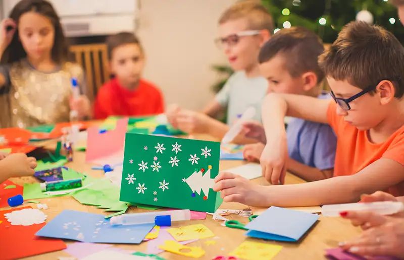 Kerstkaarten knutselen voor jong & oud