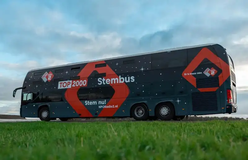 NPO Radio 2 Top 2000 Stembus komt naar Dronten!