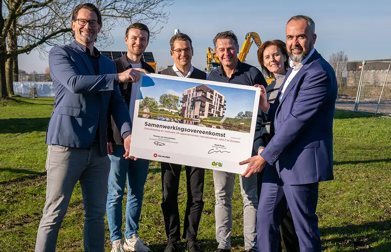 Oost Flevoland Woondiensten realiseert appartementen in Hanzekwartier